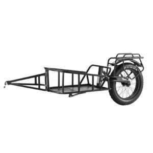 Bike Cargo Trailer, 70 lbs Load Capacity, Heavy-Duty Bicycle Wagon Cart, Compact Storage & Quick Release Structure with Universal Hitch, 20" Wheels, Fits Most Bike Wheels, Carbon Steel Frame
