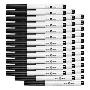 black dry erase markers, 36 pack low odor whiteboard markers, fine point whiteboard markers, easily clean dry erase markers bulk for school office home