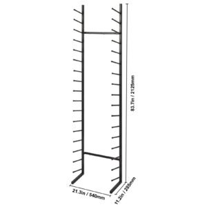 blueprint storage rack, hanging poster display rack 16 tier, vertical blueprint roll file holder 2 rolls/tire, roll file storage rack for blueprint map poster