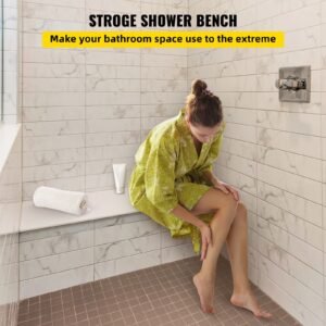 board shower bench rectangle bench ready to tile & waterproof 47.2x16x20"
