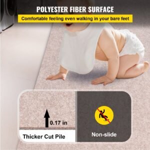boat carpet, 6 ft x 18 ft marine carpet for boats, waterproof light brown carpet with marine backing anti slide marine grade boat carpet cuttable easy to clean patio rugs deck rug