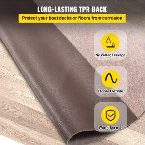 boat carpet, 6 ft x 29.5 ft marine carpet for boats, waterproof light brown carpet with marine backing anti slide marine grade boat carpet cuttable easy to clean patio rugs deck
