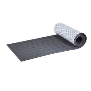 boat flooring, eva foam boat decking 94.5" x 17.7", non slip self adhesive flooring, 11.6 sq.ft marine carpet for boats, yacht, pontoon, kayak decking