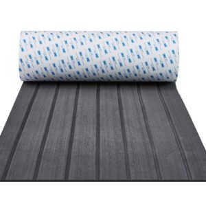 boat flooring, eva foam boat decking 94.5" x 17.7", non slip self adhesive flooring, 11.6 sq.ft marine carpet for boats, yacht, pontoon, kayak decking