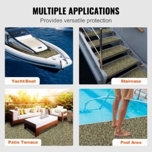 boat flooring, eva foam boat decking 94.5" x 23.6", non slip self adhesive flooring, 31.1sq.ft 2 rolls of marine carpet for boats, yacht, pontoon, kayak decking