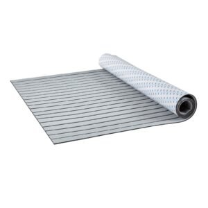 Boat Flooring, EVA Foam Boat Decking 94.5" x 45.7", Non-Slip Self-Adhesive Flooring, 29.9 sq.ft Marine Carpet for Boats, Yacht, Pontoon, Kayak Decking