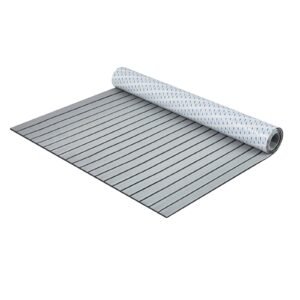 boat flooring, eva foam boat decking 94.5" x 45.7", non slip self adhesive flooring, 29.9 sq.ft marine carpet for boats, yacht, pontoon, kayak decking