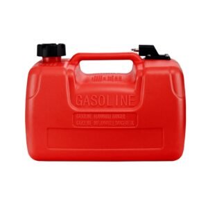 boat fuel tank, 3.17 gallon/12 l marine outboard transfer tank, transfer tank with 9.8ft hose, gauge for outboard engine, yacht, fishing boat, deck, red