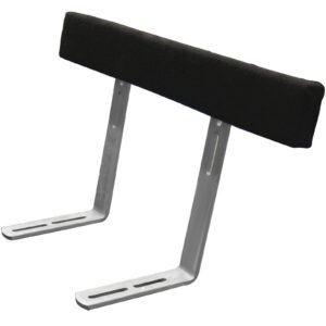 Boat Trailer Guide-ons, 48", 2 PCS Rustproof Steel Trailer Guide ons, Trailer Guides with Carpet-Padded Boards, Mounting Parts Included, for Ski Boat, Fishing Boat or Sailboat Trailer