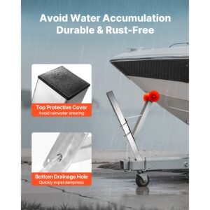 boat trailer winch stand, 3 x 3 x 34 inch winch posts, boat winch mount with u bolts for 3 inches w x 3 4 inches h trailer tongue, galvanized, fit for jet ski, sailboat, fishing boat, speedboat