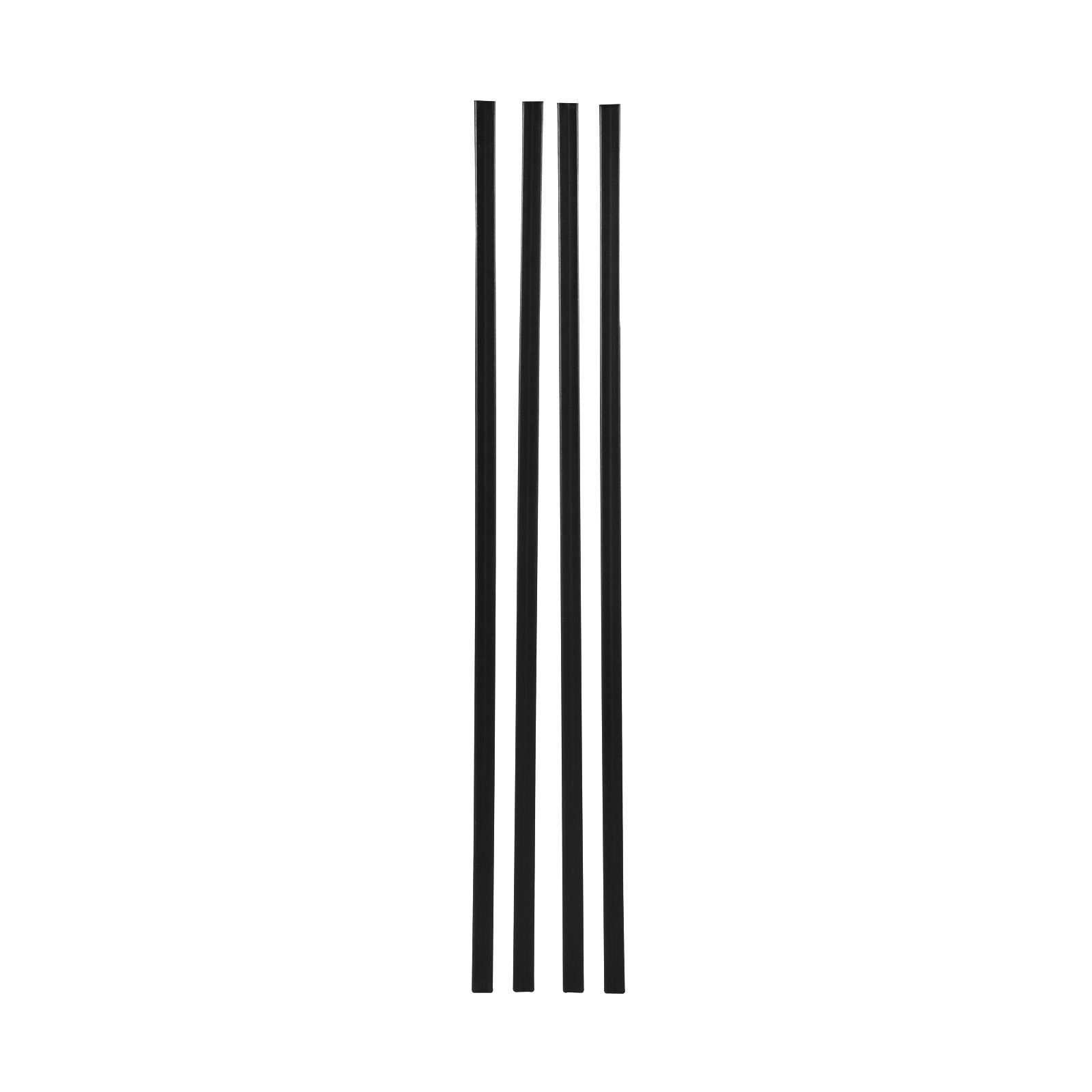 bottom locking privacy slats, double wall vertical bottom locking slats for chain link fence, high density hdpe chain link slats ideally fit 6' high fence for garden, farm, sports field(black)