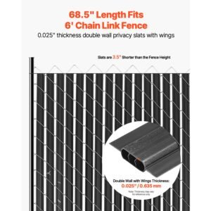 bottom locking privacy slats double wall vertical bottom locking slats with wings for chain link fence high density hdpe chain link slats ideally fit 6 high fence for garden and farmblack 1.jpg