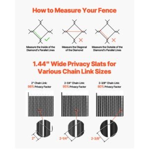 bottom locking privacy slats double wall vertical bottom locking slats with wings for chain link fence high density hdpe chain link slats ideally fit 6 high fence for garden and farmblack 3.jpg