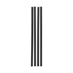 Bottom Locking Privacy Slats, Double-Wall Vertical Bottom-Locking Slats with Wings for Chain-Link Fence, High-Density HDPE Chain Link Slats Ideally Fit 6' High Fence for Garden and Farm(Black)