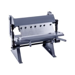 Box and Pan Brake, 12 in Sheet Metal Bending Brake, 20-Gauge Mild Steel Capacity, 0-135 Degree Adjustable, Metal Bender Machine with 5 Fingers, Heavy-Duty Aluminum Folder for Precise Bending