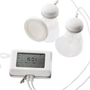 Breast Pump, Single/Double Adjustable Electric Breast Pumps, 4 Modes & 9/15 Levels, Reciprocating Piston Pumps, 4000mAH Anti-Backflow Breastfeeding Pump with 300mmHg High Suction, 18/22mm Flange