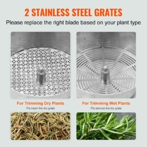 bud leaf trimmer, 16 inch stainless steel manual bud trimmer machine, with clear pet cover for visual cutting, hand pruners included, for cutting leaves, buds, flowers, hydroponic plants