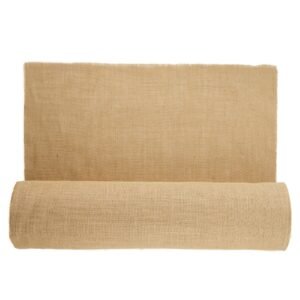 Burlap Fabric Roll, 36' x 150 ft & 50 x 50 High Density Wide Natural Burlap Fabric Rolls, Jute Fabric Burlap Tree Wrap Roll, for Decor, Crafts, Wedding, Gardening, Plant & Tree Winter Covering