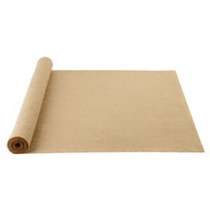 Burlap Fabric Roll, 40' x 30 ft & 50 x 50 High Density Wide Natural Burlap Fabric Rolls, Jute Fabric Burlap Tree Wrap Roll, for Decor, Crafts, Wedding, Gardening, Plant & Tree Winter Covering