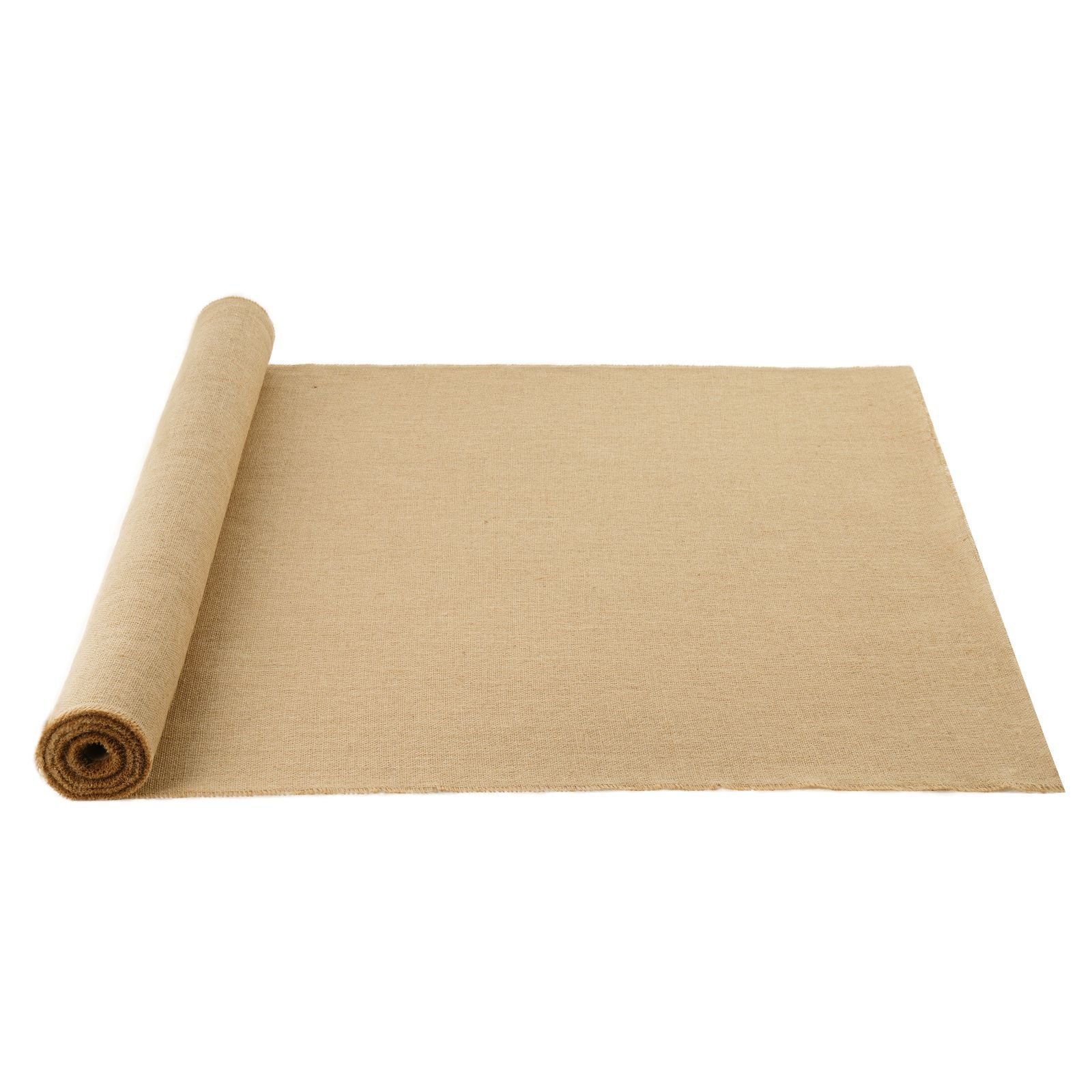 burlap fabric roll, 40' x 30 ft & 50 x 50 high density wide natural burlap fabric rolls, jute fabric burlap tree wrap roll, for decor, crafts, wedding, gardening, plant & tree winter covering