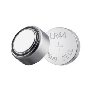 Button Cell Battery, 4 Pack (40 Count) LR44 Alkaline Batteries Non-Mercury, AG13 357 303 SR44 Battery 1.5V Button Coin Cell Batteries for Remote Controls, Heart Rate Monitors, and Other Devices