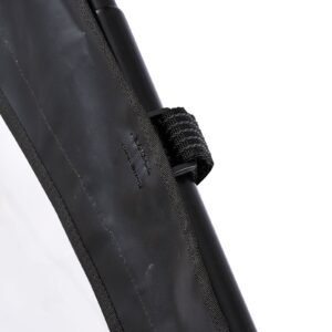 cab enclosure upper doors, compatible with polaris rzr pro 2020 2024/polaris rzr turbo2022 2024, soft upper doors, upgraded zipper utv soft side window kit, fit with side mirrors and windshields