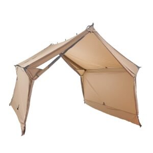 camping hot tent, 2 persons cabin hot tent with stove jack, waterproof winter tents shelters with vents, lightweight & portable 4 season tents for hiking fishing hunting backpacking