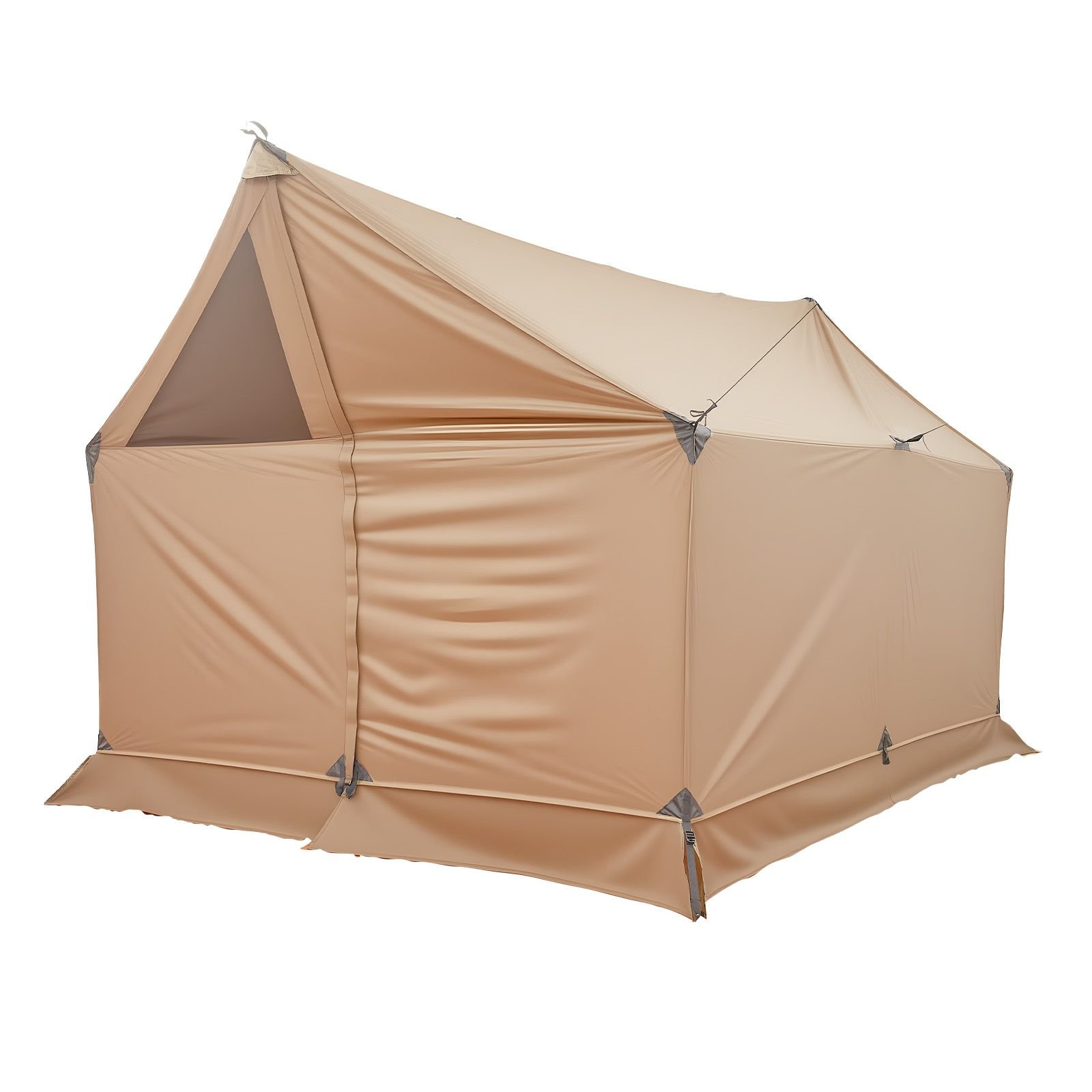 camping hot tent, 2 persons cabin hot tent with stove jack, waterproof winter tents shelters with vents, lightweight & portable 4 season tents for hiking fishing hunting backpacking