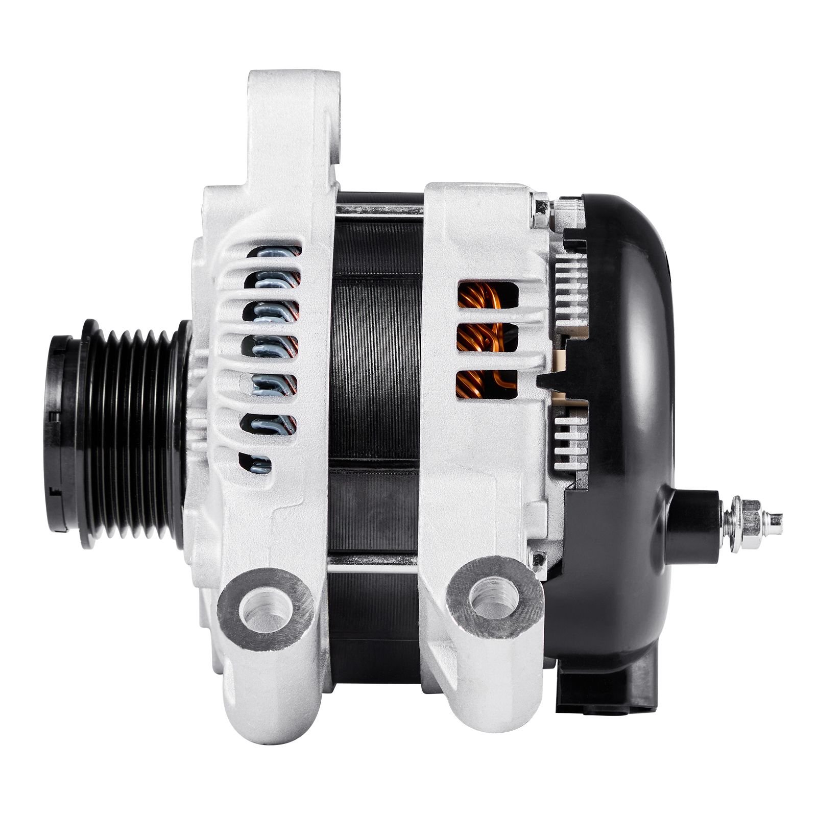 car alternator 11252, fit for buick enclave base 3.6l 2012 2013, chevy traverse lt 2009 2016, gmc acadia slt 2007 2015, saturn outlook v6 2007 2010, automotive replacement alternator 25815839
