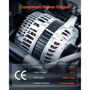 car alternator 11341, fit for nissan altima v6 3.5l 2007 2010, maxima 2009 2010, murano 2009 2014, quest 2011 2017, for saturn aura 2007 2008, automotive replacement alternator 11557, amt0228