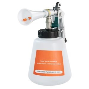 car cleaning gun, 6 9.2 bar high pressure air blow gun with 2 set nozzles & 1l liquid bottle, vortex cleaning gun, quickly blasts dirt and dust from surface, work with 1/4 npt air compressor