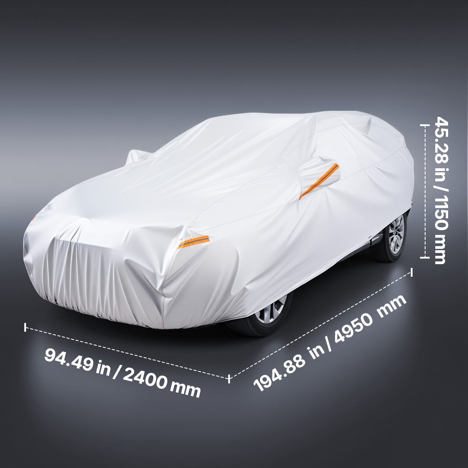 car cover, car cover waterproof for toyota camry mid size sedan, custom fit all weather sun rain wind frost dust snow protection full exterior covers with door zipper and cotton lining, silver