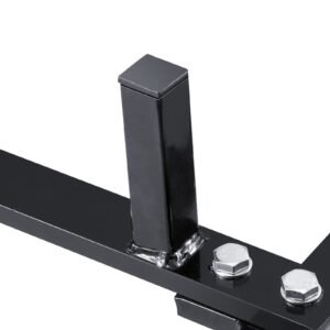 car dolly rack, storage rack with 360° rotatable wheels, hydraulic ratchet trolley jack stand organizer, jack stands holder storage rack, 4 dolly capacity, compatible with most dollies