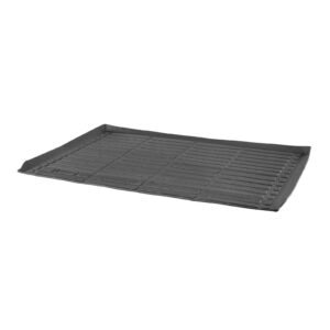 cargo mat compatible with chevrolet suburban & gmc yukon xl 2015 2020, precise fit trunk mat for suvs, tpe trunk protector replacement, black (1pcs)