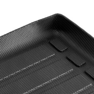 cargo mat compatible with chevrolet suburban & gmc yukon xl 2015 2020, precise fit trunk mat for suvs, tpe trunk protector replacement, black (1pcs)
