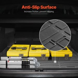 cargo mat compatible with toyota camry hybrid 2018 2025, precise fit odorless durable trunk mat, tpe trunk protector replacement, black (1pcs)