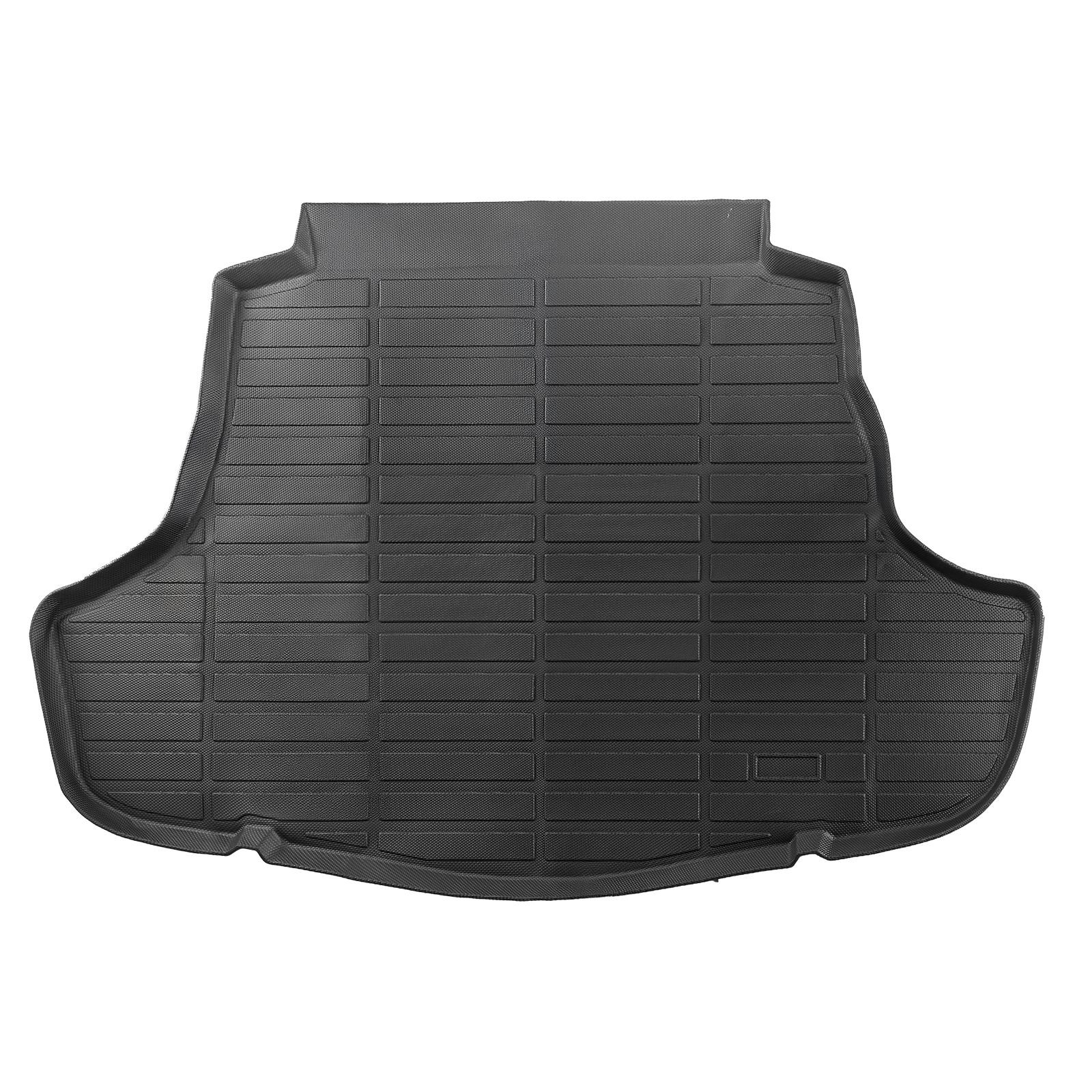 cargo mat compatible with toyota camry hybrid 2018 2025, precise fit odorless durable trunk mat, tpe trunk protector replacement, black (1pcs)