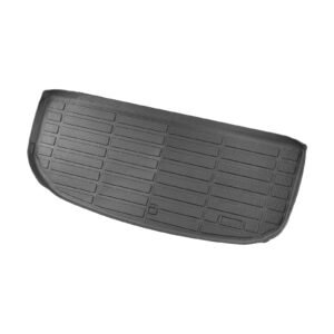 cargo mats compatible with hyundai palisade 2020 2024, custom fit tpe cargo liner set for suvs, trunk and rear back seat protector replacement, black, trunk mat and backrest mats