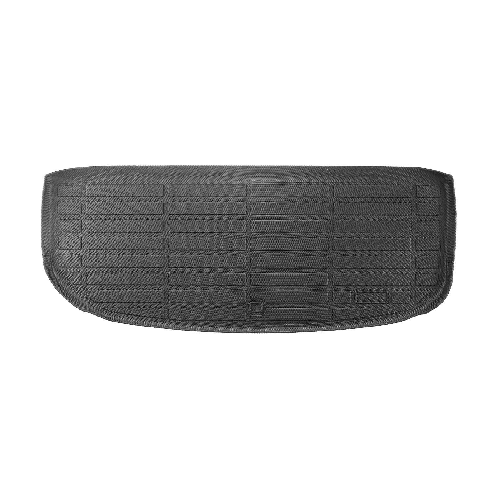 cargo mats compatible with hyundai palisade 2020 2024, custom fit tpe cargo liner set for suvs, trunk and rear back seat protector replacement, black, trunk mat and backrest mats