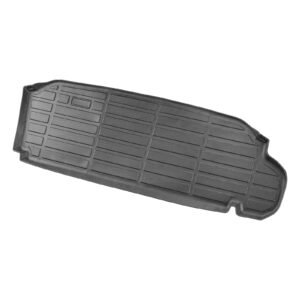 cargo mats compatible with toyota kluger & highlander 2020 2024, custom fit tpe cargo liner set for suvs, trunk and rear back seat protector replacement, trunk mat and backrest mats