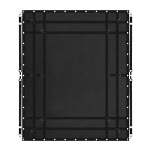 cargo net, 96 in x 81 in, heavy duty truck cargo net for truck bed, 4 adjustable straps with carabiners and rubber coated hooks, durable, suitable for pickup, jeep, truck, suv, boat (black)