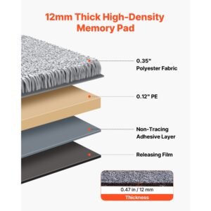 carpet tiles 18x18 inch, 10 pack carpet square rug detachable & damage free, self adhesive home floor soft plush padded for 22.5sq.ft coverage, easy diy for living room & bedroom, gray
