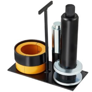 carrier & pinion bearing puller, compatible with dana 30,40,50,60,70, 80, ford 10.25" bearings, pinion puller tool with 3 clamshells, 45# steel clamshell bearing puller for auto repair