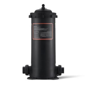 Cartridge Pool Filter, 50Sq. Ft Filter Area Inground Pool Filter, Above Ground Swimming Pool Filtration Filter System with Upgrade Filter &Leak-proof Casing, for Hot Tubs, Spa, Inflatable Pool