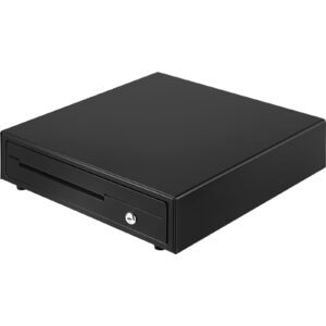 cash register drawer, 16" 12 v, for pos system with 5 bill 8 coin cash tray, movable coin compartment & 2 keys included, rj11/rj12 cable for supermarket, bar, coffee shop, restaurant (usd only)