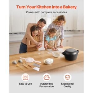 cast iron dutch oven, 2 in 1 pre seasoned pot with skillet lid, 5qt cookware pan with proofing basket, bread baking accessories, bread oven compatible 500fahrenheit