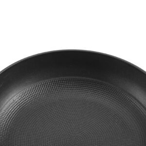 cast iron skillet, 3 piece frying pan set (8, 10, 12 in), nonstick skillets with detachable wood handle, pre seasoned chef's pan, kitchen cookware for gas, electrical, and induction, black