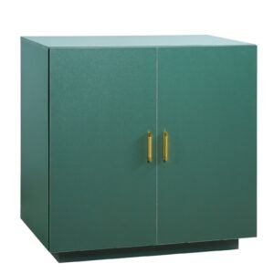 cat litter box enclosure, 31.5 in hidden litter box cabinet, wooden indoor cat washroom with ventilated holes, double door kitty pet house furniture, end side table fit most litterboxes
