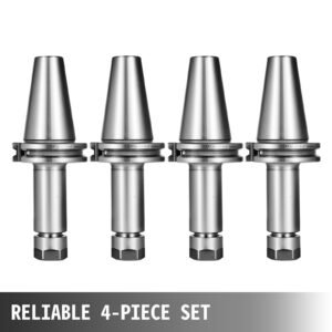 cat40 er16 collet chuck 4 chucks tool holder set 100mm