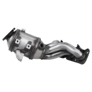 catalytic converter, compatible with kia soul rio/hyundai veloster accent, 1.6l l4, front, replacement oe 674 891, 16680, stainless steel high flow converter, for exhaust gas purification